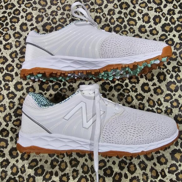 Women’s New Balance White Fresh Foam Golf Sneaker Size 7 - Picture 5 of 10